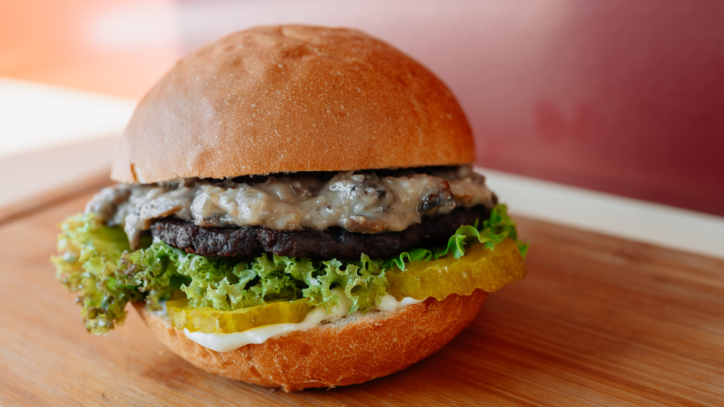 Swiss mushroom Burger